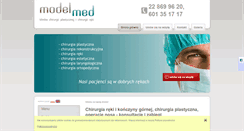 Desktop Screenshot of modelmed.pl